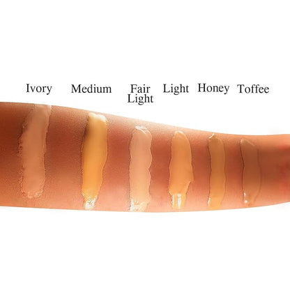 Tinted Moisturizer | Organic & Natural Ingredients | Moisturizes, Brightens, Smooths & Plumps Skin | Deep Skin Hydration With Certified, Skin-Friendly & Safe Properties (Toffee)