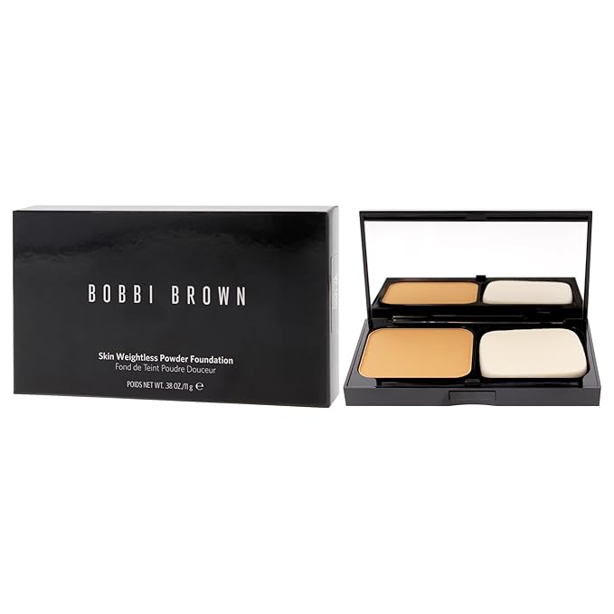 Skin Weightless Powder Foundation - W-056 Warm Natural by Bobbi Brown for Women - 0.38 oz Foundation