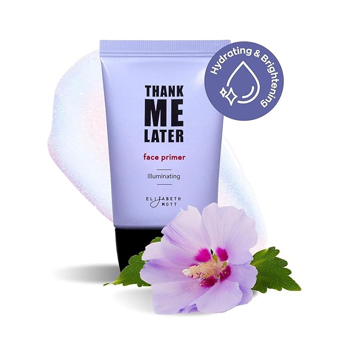 Elizabeth Mott Thank Me Later Radiant Illuminating Face Primer (30g) & Elizabeth Mott Hydrating Face Serum (100ml)