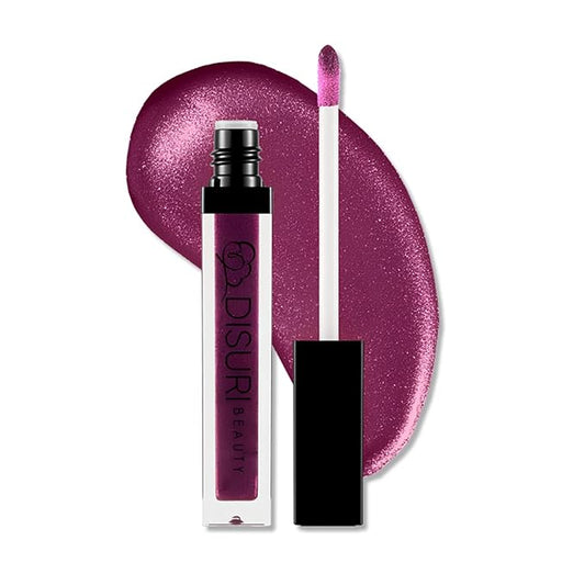 Shimmer Lip Gloss - Non-Sticky Girls Gloss - Long Lasting High Shine - 0.7 FL Oz Gloss for Girls & Women - Cruelty Free - (Berry Kiss: S53)