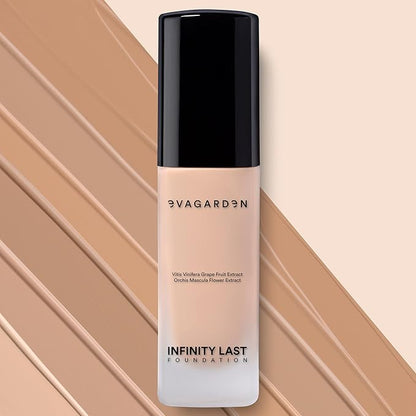 Infinity Last Foundation - Amazing Duration Gives Second Skin Effect - Soft and Creamy, Liquid Texture Results in Natural Finish - Easily Blendable - Satin Look - 265 Natural - 1.01 oz