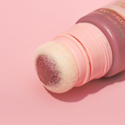 YOUNG VISION Matte Liquid Blush Wand - Velvety Cheek Tint | Long-Lasting Rubor Liquido Matte | Blendable & Buildable | Maquillaje para Mejillas,25ml/0.84 fl oz
