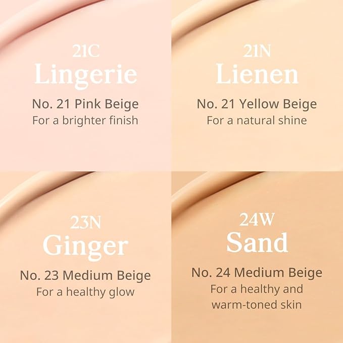 CLIO Kill Cover Mesh Glow Linen Cushion Foundation [2 Refill Included]