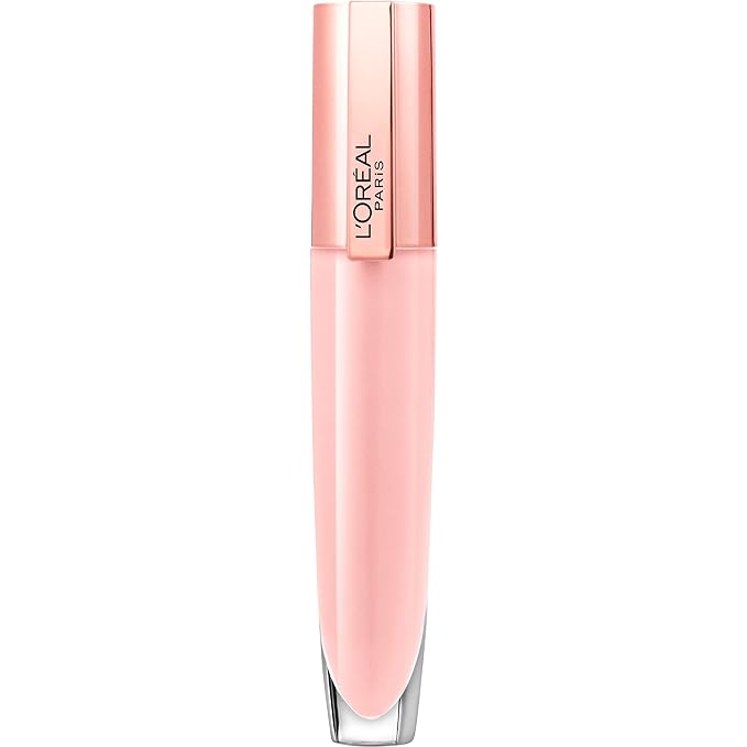 L'Oreal Paris Glow Paradise Hydrating Tinted Lip Balm-in-Gloss with Pomegranate Extract & Hyaluronic Acid, Ultra-Gentle, Non-Sticky Formula, Celestial Blossom, 0.23 fl oz