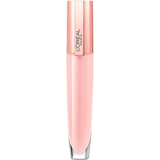 L'Oreal Paris Glow Paradise Hydrating Tinted Lip Balm-in-Gloss with Pomegranate Extract & Hyaluronic Acid, Ultra-Gentle, Non-Sticky Formula, Celestial Blossom, 0.23 fl oz