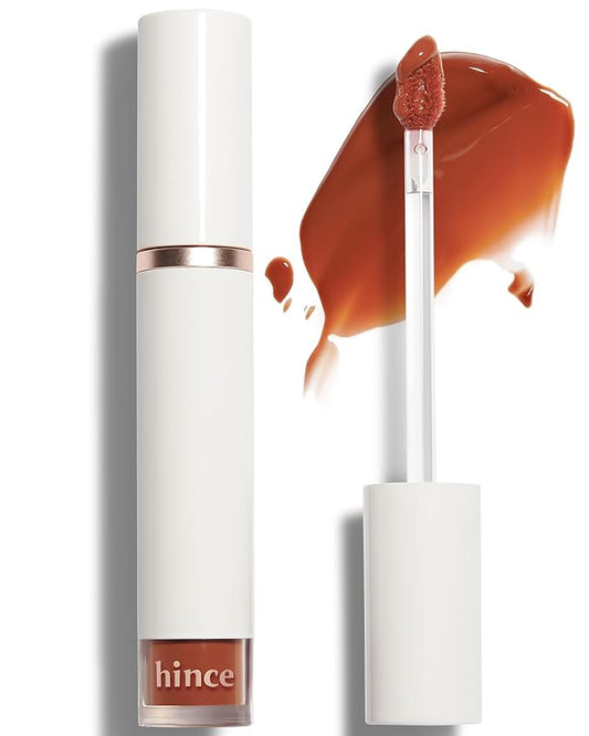 HINCE Mood Enhancer Water Liquid Glow - Non-Sticky & Waterproof Lip Stain for Women - Long Wearing Lip Gloss for Natural and Glass Glow - Moisturizing Liquid Makeup, 0.16 fl.oz. (GIFTED)