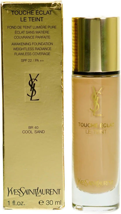 Yves Saint Laurent Le Teint Touche Eclat SPF 22 No. BR40 Cool Sand Awakening Foundation for Women, 1 Ounce