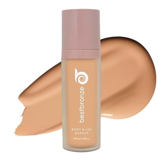 Best Bronze Bombshell Body Makeup - Tattoo Cover Up Makeup & Body Foundation Waterproof - Tattoo Concealer Waterproof for Scars, Varicose Veins Cover Up & Leg Foundation (NW40 Toasted Beige)