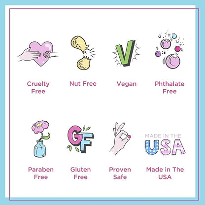 Petite 'n Pretty "Amazon Exclusive" Glow Basics Natural Makeup Starter Gift Set for Kids, Tweens & Teens for Eyes, Cheeks & Lips- Clean, Non Toxic