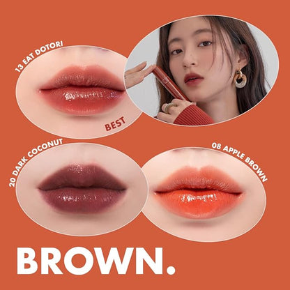 rom&nd Juicy Lasting Tint 25 BARE GRAPE, Vivid color, Glossy Finish, Long-lasting, MLBB, moisturizing, Highly-Pigmented, Clear & Natural Makeup, Lip Tint for Daily Use, K-beauty, 5.5g / 0.2 oz