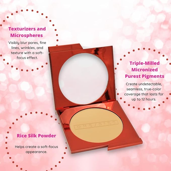 ONE/SIZE by Patrick Starrr Turn Up The Base Versatile Powder Foundation Medium Dark 4 (G)