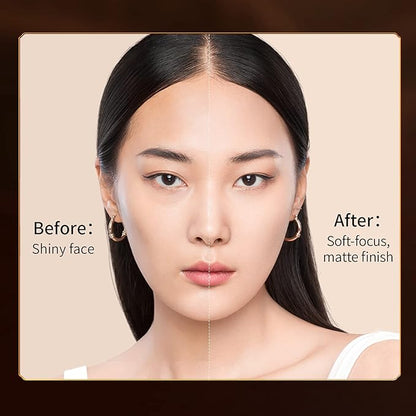 ZEESEA [Palace Identity] Hippogriff Compact Powder，Hosta Wing Deer Lock Makeup Powder, Clear White Jade