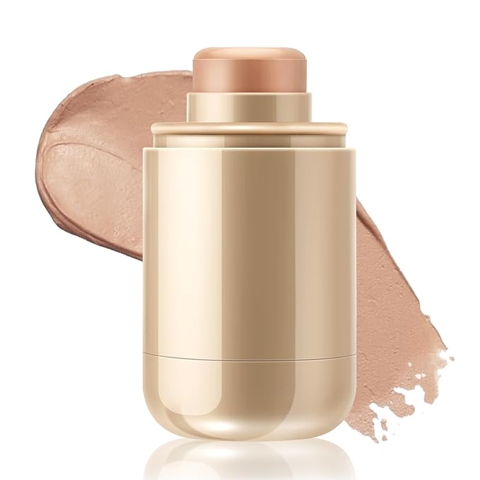 Boobeen Contouring Stick, Cream Matte Foundation Concealer Makeup, Contour, Highlight and Concealer, Longwear Contour Foundation Face Stick, Flawless