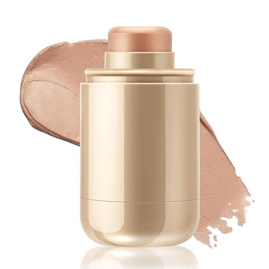 Boobeen Contouring Stick, Cream Matte Foundation Concealer Makeup, Contour, Highlight and Concealer, Longwear Contour Foundation Face Stick, Flawless