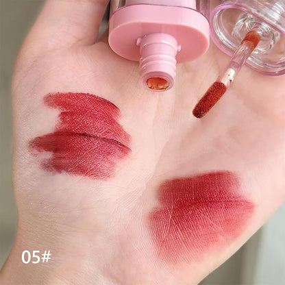 3 Colors Cute Lip Glosses Set, Matte Lip Stain Kit, Liquid Lipstick for Women,Velvet Lip Glaze,Long Lasting Lipstick Non-sticky Lip Gloss, Makeup Gift for Girls and Women (Set B)
