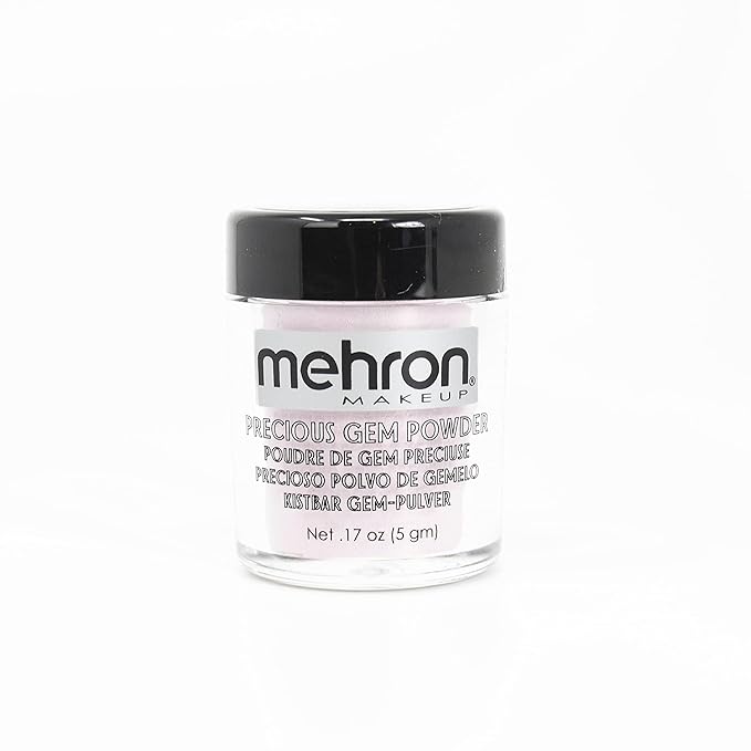 Mehron Makeup Precious Gem Loose Pigment Shimmering Eye Powder (.17oz) (Pearl)