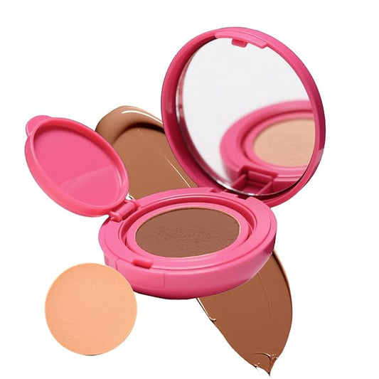 Peptide Bouncees Foundation, Foundation for Older Women, Hydrating, Age-Defying Makeup for Mature Skin, And All Skin Types, Natural, Medium Buildable Coverage, Satin Finish (Coco color, 1pcs)