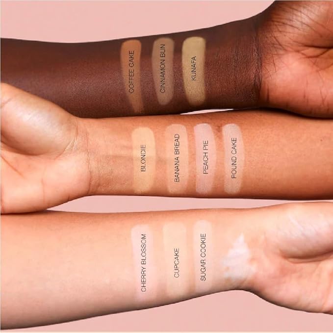 H.U.D.A BEAUTY E-Bake Loose Baking & Setting Powder (Pound Cake) 0.71 oz / 20 g + Bonus Acne Patch (36 Pieces)