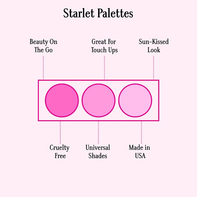 Blush and Bronzer Palette (Honeymoon) by Gerard Cosmetics, Vegan Powder Contour and Blush Makeup Palette, Professional Pigmented Formula, Cruelty Free and Made in the USA
