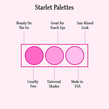 Blush and Bronzer Palette (Honeymoon) by Gerard Cosmetics, Vegan Powder Contour and Blush Makeup Palette, Professional Pigmented Formula, Cruelty Free and Made in the USA