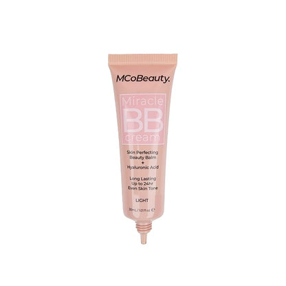 MCoBeauty Miracle BB Cream, Light, Skin-Perfecting Coverage for Effortless Beauty, Vegan, Cruelty Free Cosmetics