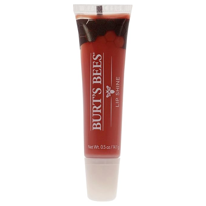 Burt's Bees Lip Shine, Peachy, 0.5 Oz