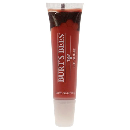 Burt's Bees Lip Shine, Peachy, 0.5 Oz