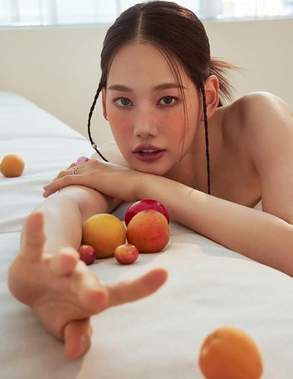 Glint Baked Blush (Citrus Pop, 0.08oz) - Long-Lasting, All-Day Face Blush Powder for a Natural Look. Korean Skin Care, Korean Makeup. Blendable Color for Eyes, Cheeks & Body.