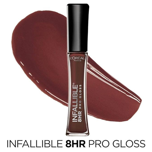 L’Oreal Paris Makeup Infallible 8 Hour Hydrating Lip Gloss, Truffle, 0.21 Fl Oz