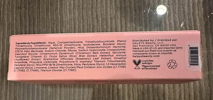 HALEYS Re-form Luminous Skin Foundation, VEGAN + CRUELTY-FREE, Blurs, Conceals, Blendable, Buildable Med-to-Full Coverage, Weightless, Oil-free, All-Day Wear, Hyaluronic Acid, All skin types (4.3)