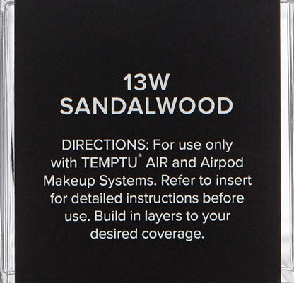 TEMPTU Perfect Canvas Airbrush Foundation Airpod: Anti-Aging Long-Wear Makeup, Buildable Coverage Semi-Matte, Natural Finish