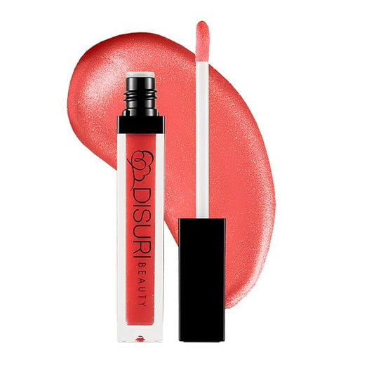 Shimmer Lip Gloss - Non-Sticky Girls Gloss - Long Lasting High Shine - 0.7 FL Oz Gloss for Girls & Women - Cruelty Free - (Tropical Burst: S17)
