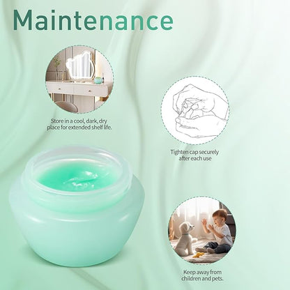 Aloe Scented Eyelash Extensions Remover Cream, Gentle Eyelash Extensions Adhesive Dissolver, Lash Remover for Eyelash Extensions Salon Use 5g
