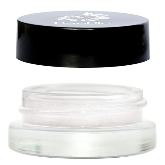 Organic Shimmer Highlighting Cream, for Eyes or Cheeks, 100% Natural, Platinum