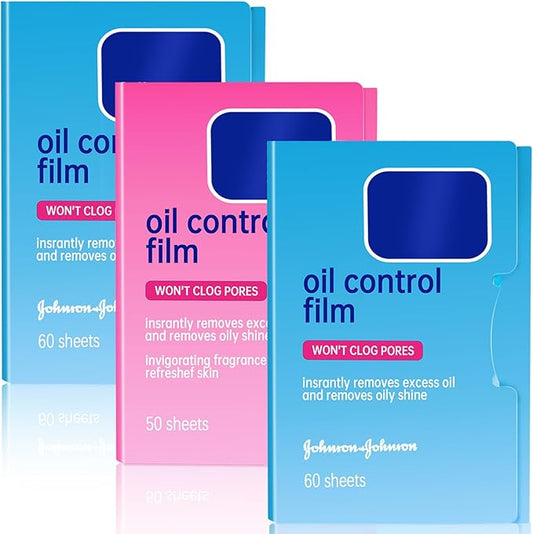 3 Packs Oil Blotting Sheets for Face (170 Sheets) - Oil Absorbing Blotting Papers for Oily Skin, Makeup-Friendly & Portable Oil Wipes