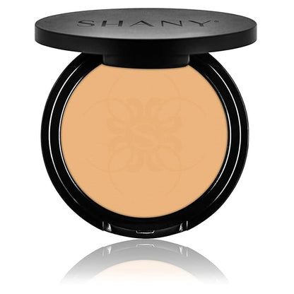SHANY Two Way Foundation, Oil - Free, Talc Free, Wet/Dry - LIGHT AMBER