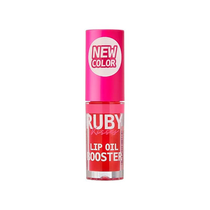 Ruby Kisses Lip Oil Booster, Hydrating Lip Gloss with Nourishing Natural Oil Blend, Jumbo Wand for Easy Application, Non-Sticky Formula