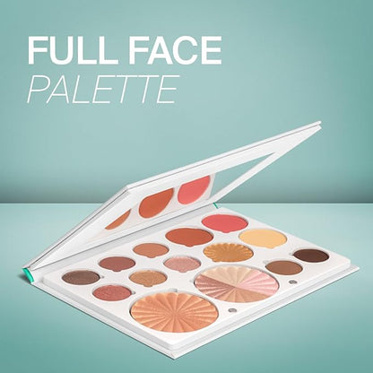 OFRA Pro Palette Soul - 4-in-1 Face Makeup Palette with Blush, Eyeshadows, Highlighter and Banana Powder - Powder Makeup Palette with an Integrated Mirror - Travel-Friendly, Cruelty-Free