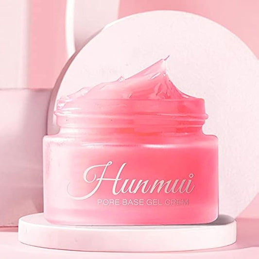 Hunmui face primer pore base gel cream，Magical perfecting base face primer under foundation Anti-Aging WrinklesShrink Pore Remove Fine LinesExfoliatingAnti-Oxidation。