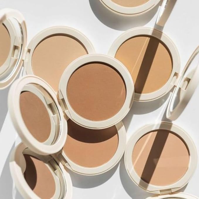 FARMASi Powder Bronzer Blush Skin Makeup, Highly Pigmented, Cushiony Formula with Nourishing Vegetable Squalene and Smooth-Satin Finish, Refreshing Moisture Boost 0.4 Fl Oz /12g -04 Santorini