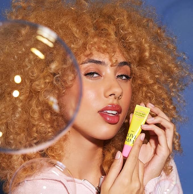 Guava Glass Skin Tanghulu Liptox - Korean Plumping Lip Balm with Peppermint, Shea Butter & Macadamia Seed Oil to Shine and Restore Dry Lips - Non-Sticky Korean Lip Plumper - 10 ml