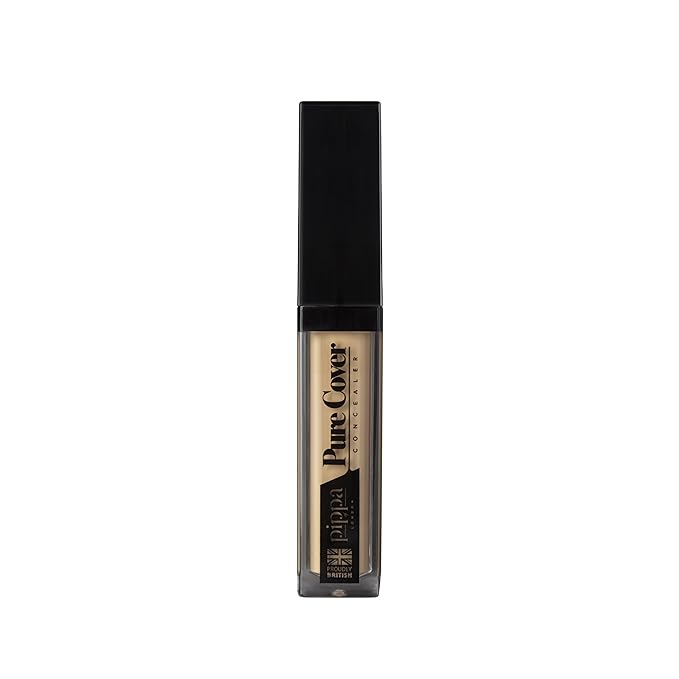 Pippa of London Pure Cover Full Coverage Concealer - Moisturising Colour Corrector Concealer - Matte Finish Under Eye Concealer - Long-Lasting Liquid Concealer - Lightweight Oil-Free Scar Concealer