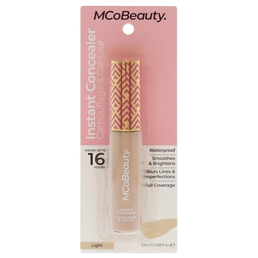 MCoBeauty Instant Camouflage And Contour Concealer - Light, 0.3 Oz - Cruelty-Free, Vegan, Full Coverage, Smooths Skin, Blurs Imperfections, Corrects Dark Circles