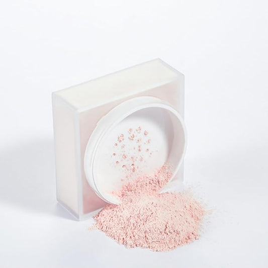 MAEPEOR Setting Powder 8 Colors Smooth and Lightweight Matte Face Powder for Brightening and Setting Makeup with Face Puff (1.76 oz, P03 Natural Color)