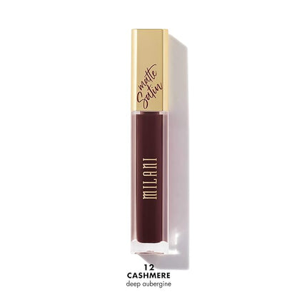 Milani Amore Satin Matte Lip Crème - Cashmere (0.22 Fl. Oz.) Cruelty-Free Nourishing Lip Gloss with a Soft, Full Matte Finish