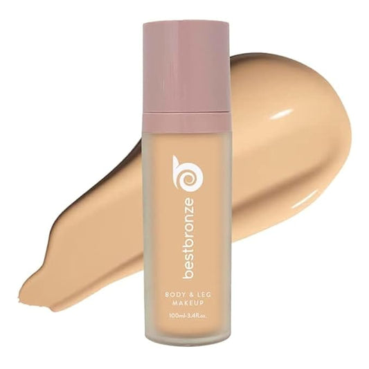 Best Bronze Bombshell Body Makeup - Tattoo Cover Up Makeup & Body Foundation Waterproof - Tattoo Concealer Waterproof for Scars, Varicose Veins Cover Up & Leg Foundation (NC16 Light Beige Peach)