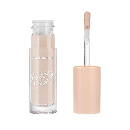 ColourPop Pretty Fresh Creamy Concealer - Full Coverage Concealer with a Natural Finish - Formulated with Hyaluronic Acid & Coconut Water for Instant Hydration - Light - 40N (0.3 oz)