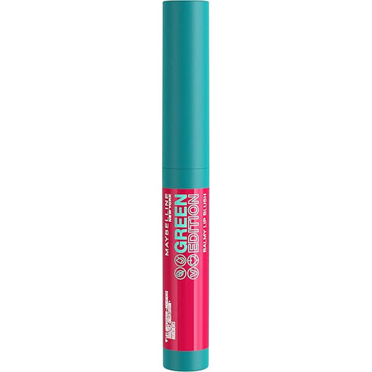 Maybelline Green Edition Balmy Lip Blush, Formulated With Mango Oil, Spring, Fuschia Pink, 1 Count
