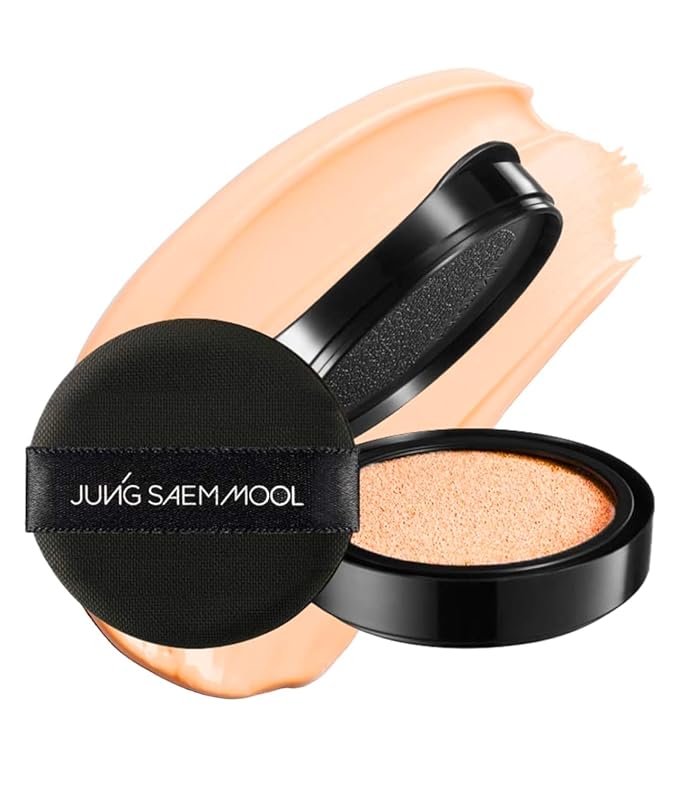 [JUNGSAEMMOOL OFFICIAL] Essential Skin Nuder Cushion (N Light) | Refill | Natural Finish | Buildable Coverage | Makeup Artist Brand