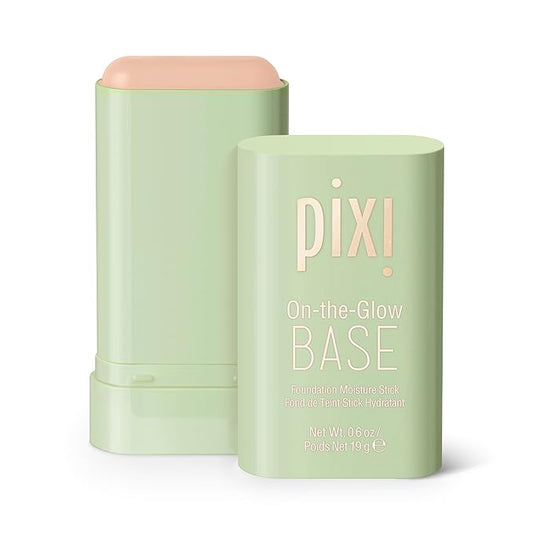 Pixi Beauty On-the-Glow Base| Tinted Moisturizer Foundation Stick | Vanilla: Fair, light warm shade| 0.6 oz / 19g